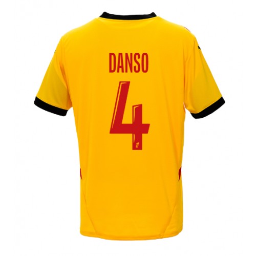 Fotbalové Dres RC Lens Kevin Danso #4 Domácí 2024-25 Krátký Rukáv
